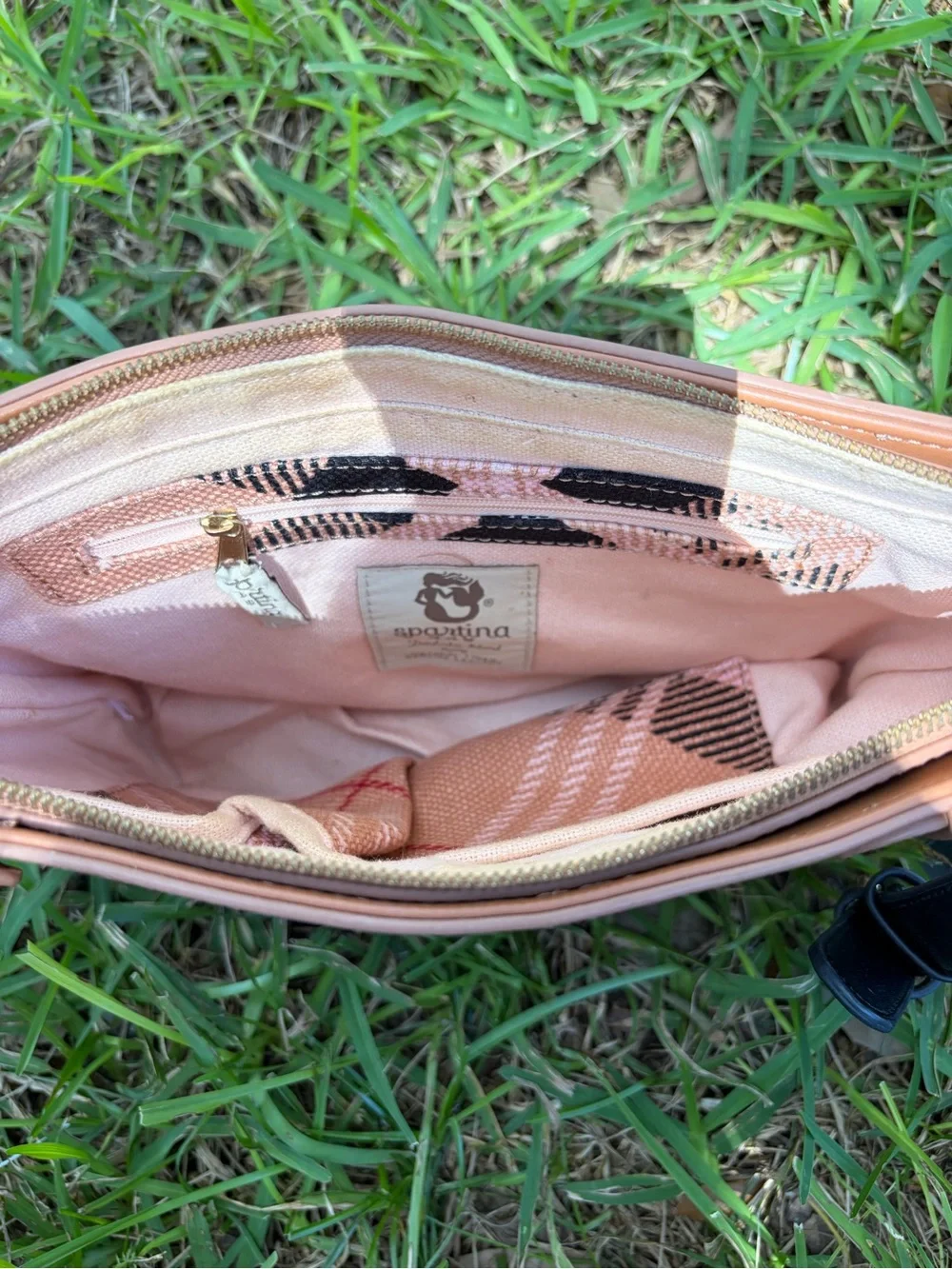 Spartina 449 Daufuskie Nova Plaid Check Shoulder Bag